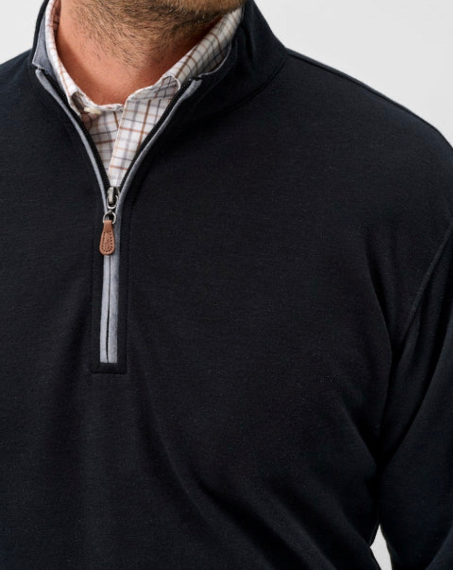Johnnie-O Sully 1/4 Zip Pullover Black