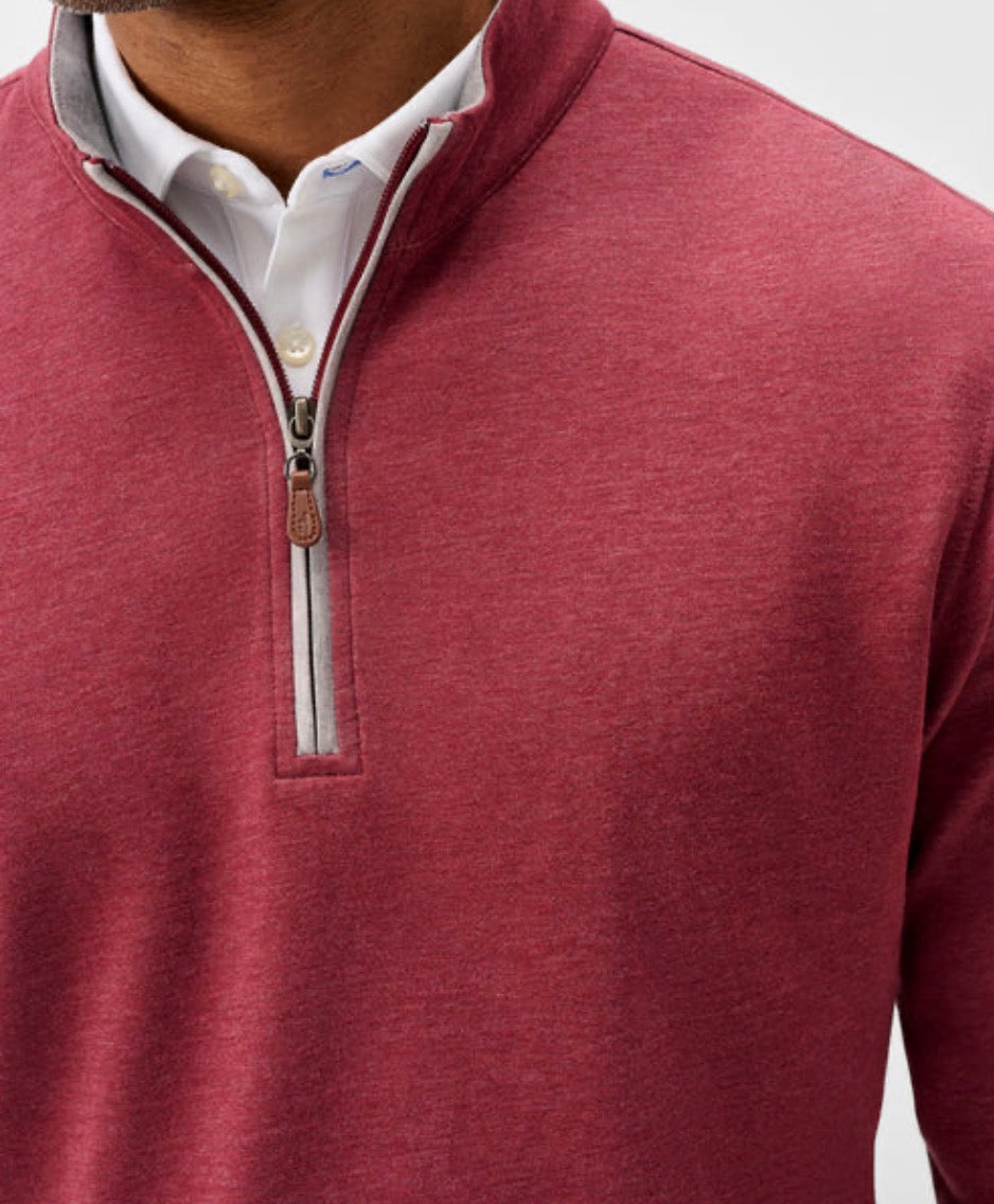 Johnnie-O Sully 1/4 Zip Pullover Port