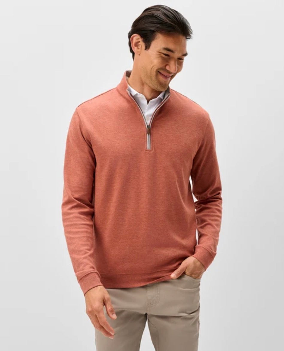 Johnnie-O Sully 1/4 Zip Pullover Canyon
