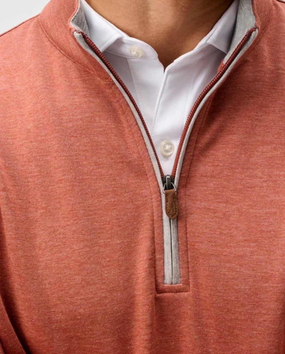 Johnnie-O Sully 1/4 Zip Pullover Canyon
