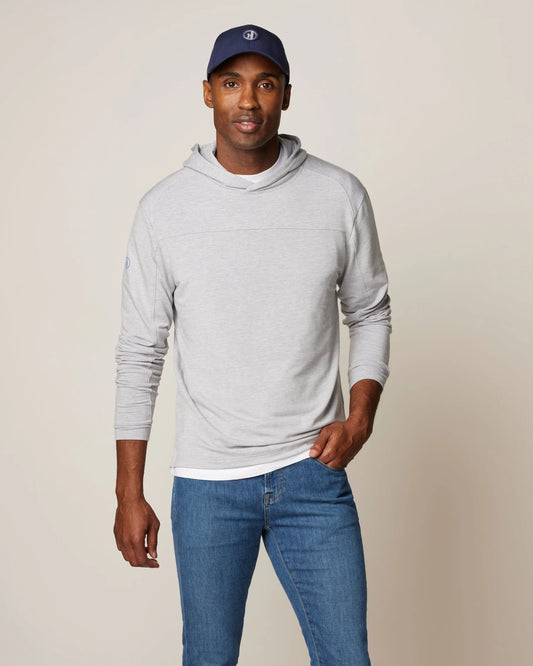 Johnnie-O Remmy Lightweight Performance Hoodie Seal
