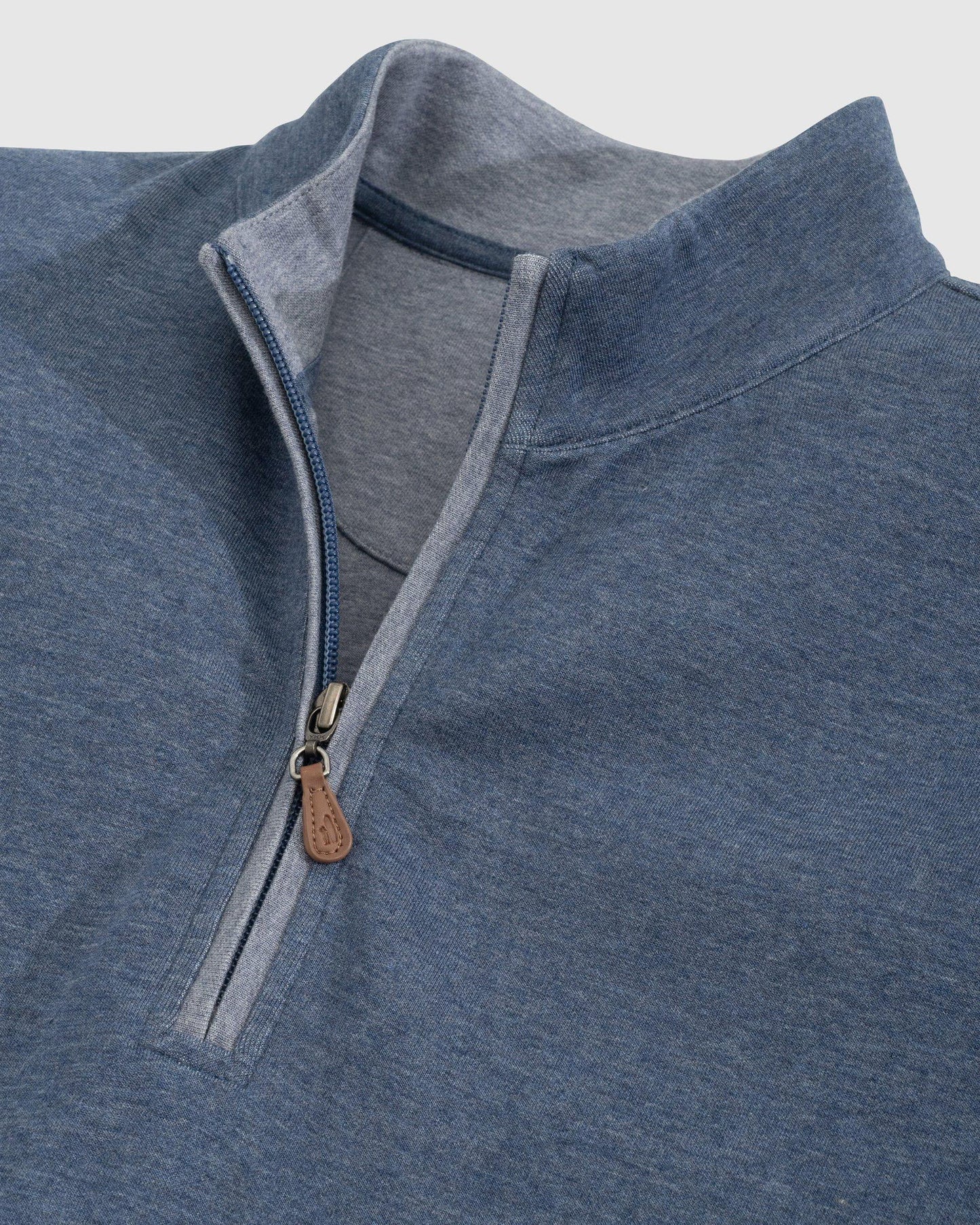 Johnnie-O Sully 1/4 Zip Pullover Helios Blue - Hajjar's Big & Tall Mens Clothing