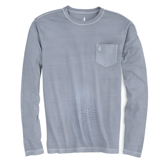 Johnnie-O Brennan Long Sleeve T-Shirt Steel