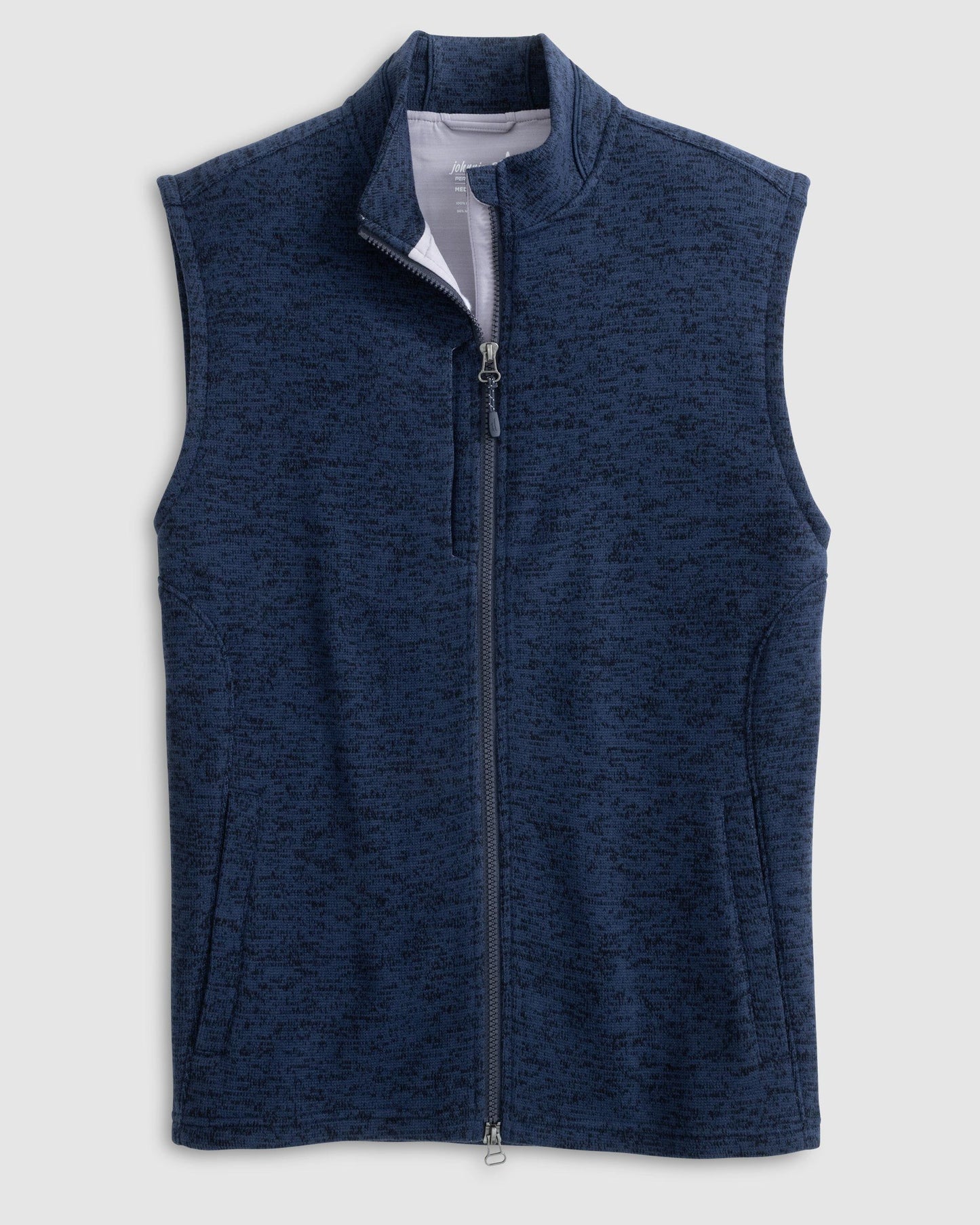 Johnnie-O Denali Double-Zip Fleece Vest Navy