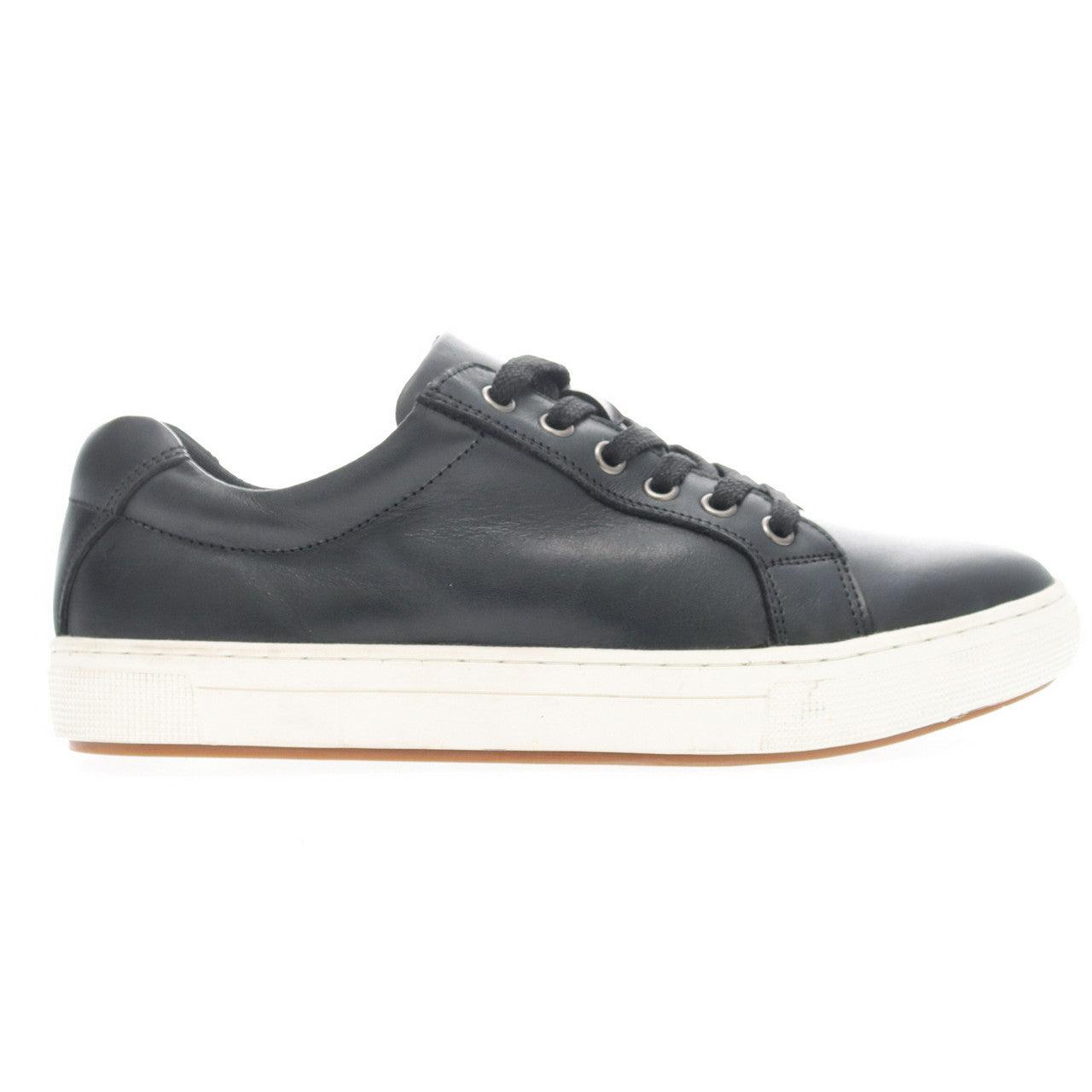 Propet Koda Leather Sneaker Black - Hajjar's Big & Tall Mens Clothing