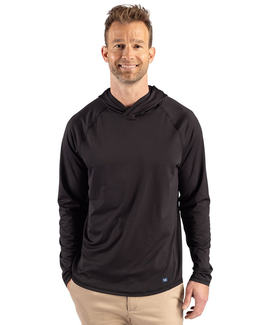 Cutter & Buck  Featherlight Stretch Hooded Pullover Black