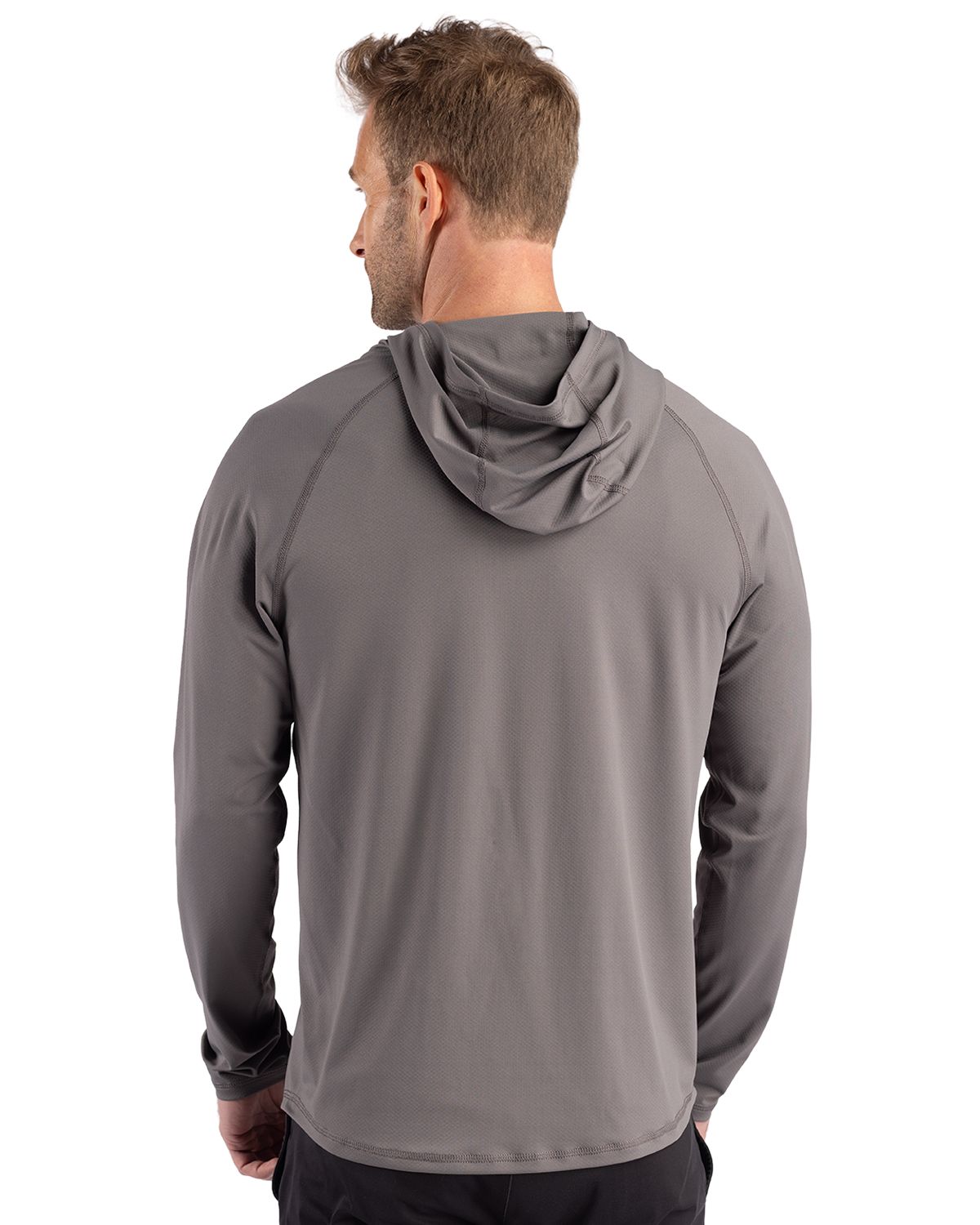Cutter & Buck  Featherlight Stretch Hooded Pullover Elemental Grey