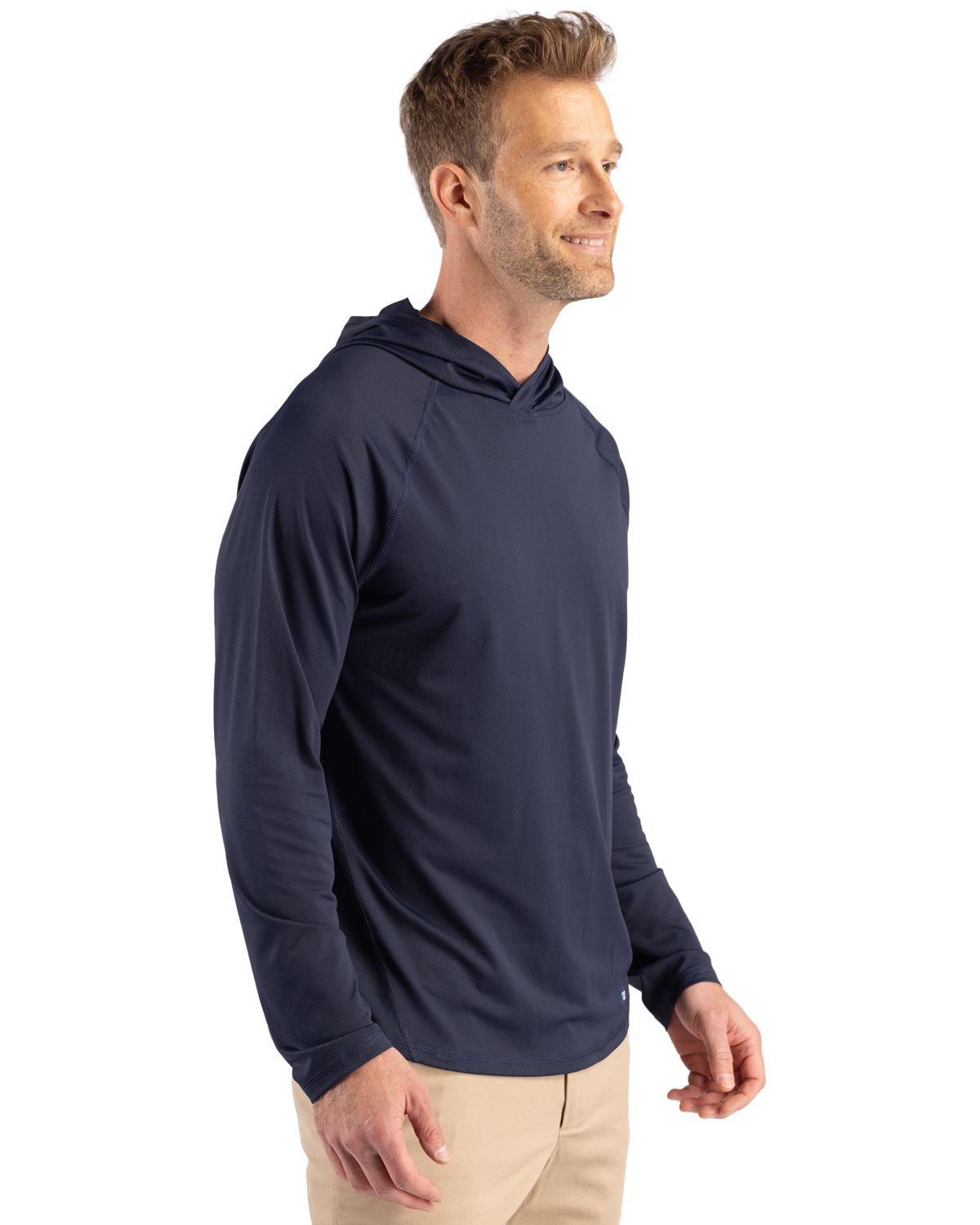 Cutter & Buck  Featherlight Stretch Hooded Pullover Navy Blue
