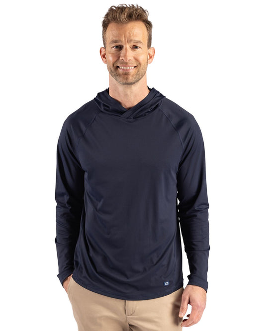 Cutter & Buck  Featherlight Stretch Hooded Pullover Navy Blue