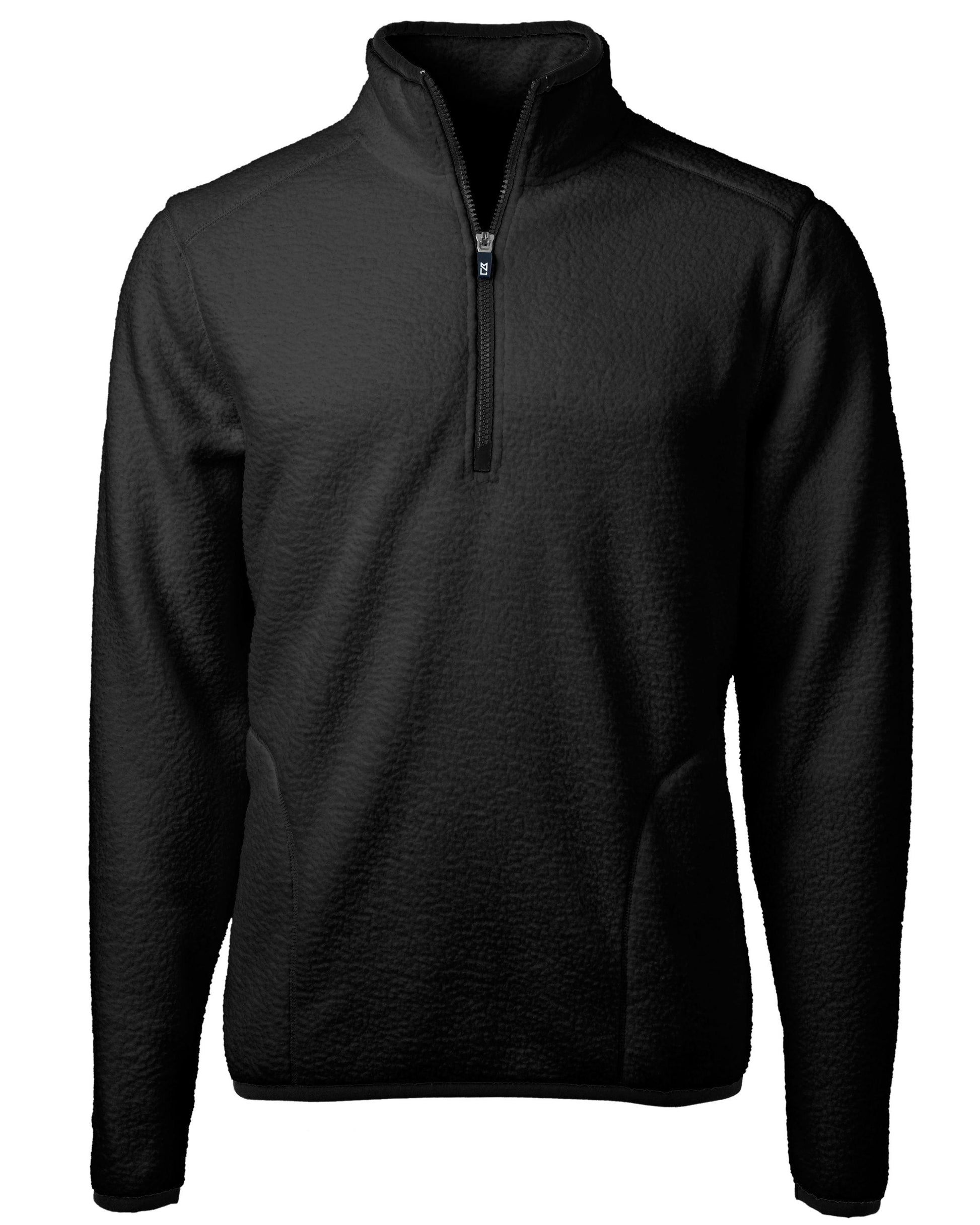 Cutter & Buck Cascade Eco Sherpa Fleece Quarter Zip Jacket - Hajjar's Big & Tall Mens Clothing