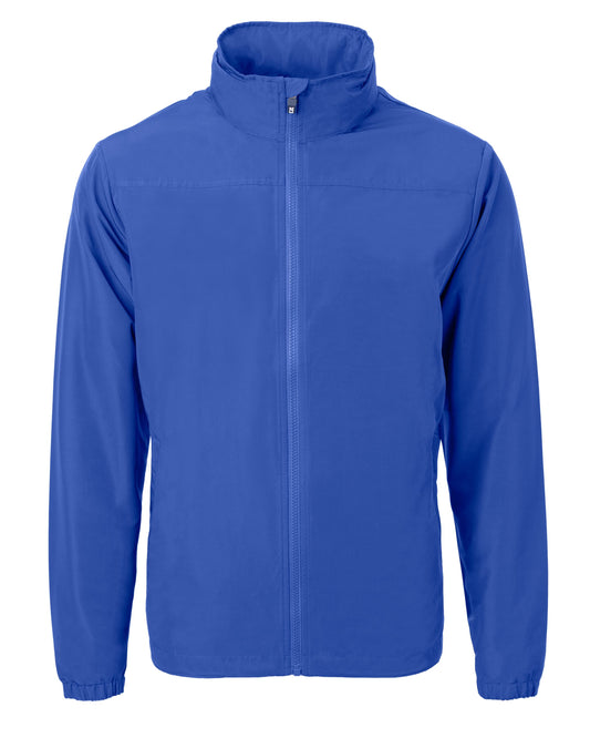 Cutter & Buck Charter Eco Knit Recycled Full-Zip Jacket Tour Blue