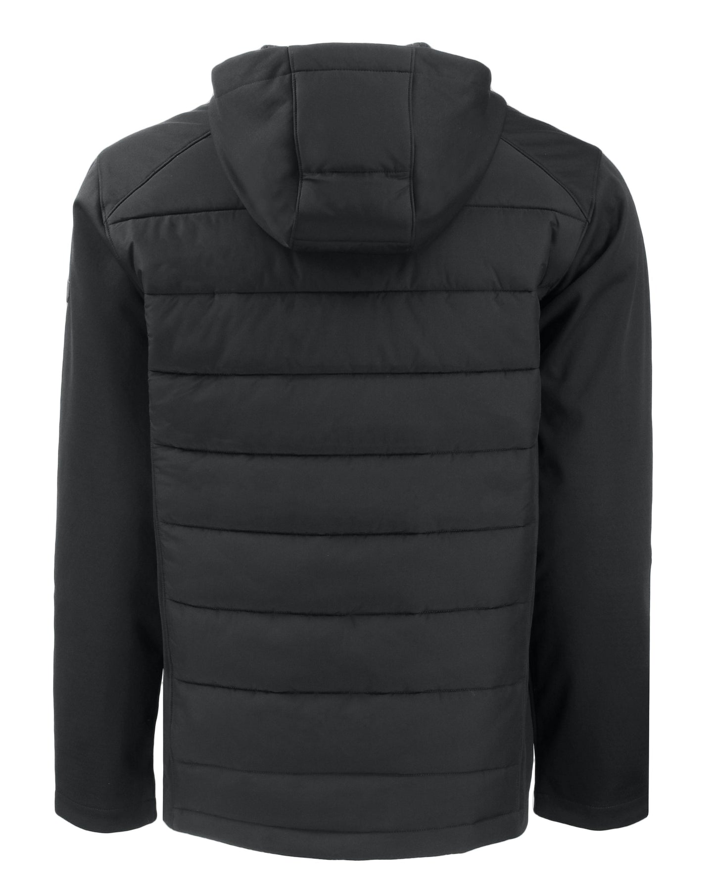 Cutter & Buck Evoke Hybrid Eco Softshell Recycled Full Zip Hooded Jacket Black