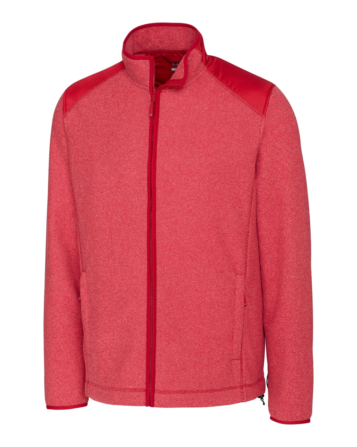 Cutter & Buck Cedar Park Full-Zip Jacket Cardinal Red Heather