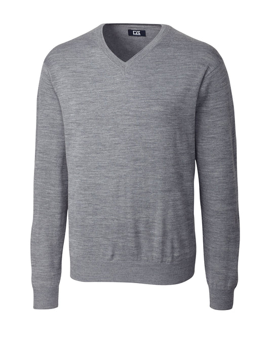 Cutter & Buck Douglas V-neck Sweater Mid Grey Heather
