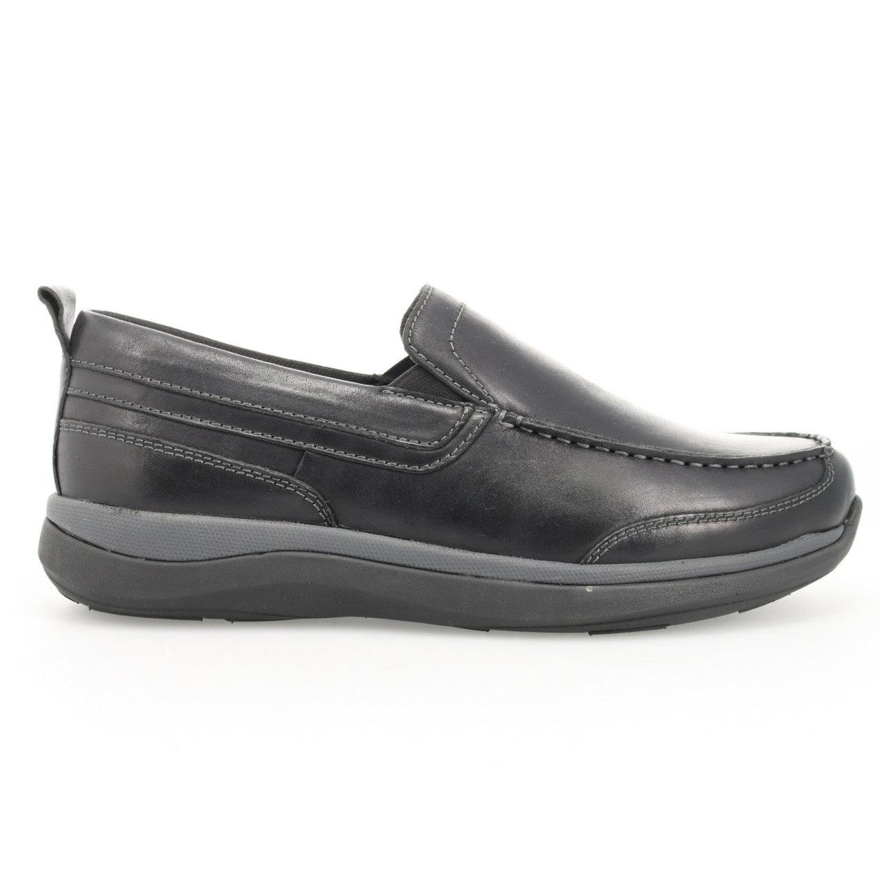 Propet Preston Slip On Black - Hajjar's Big & Tall Mens Clothing