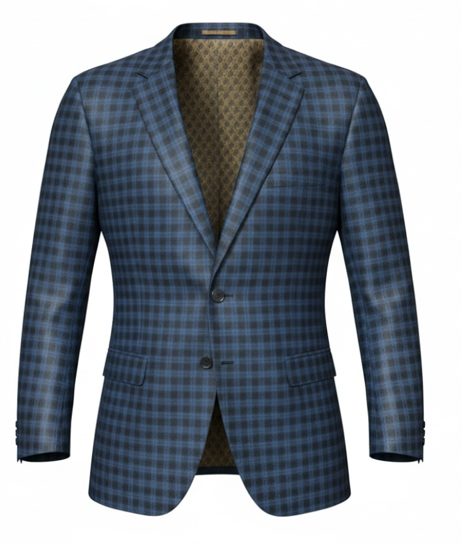LUCCA REDA 1865 Blue Check Sport Coat