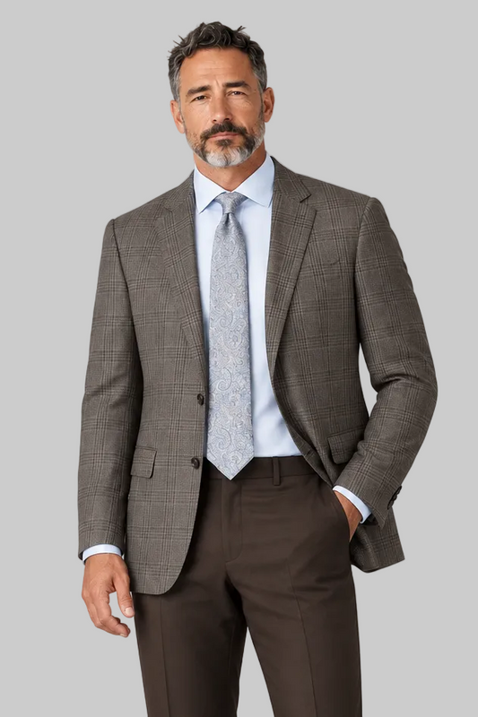 LUCCA REDA 1865 Charcoal Plaid Sport Coat