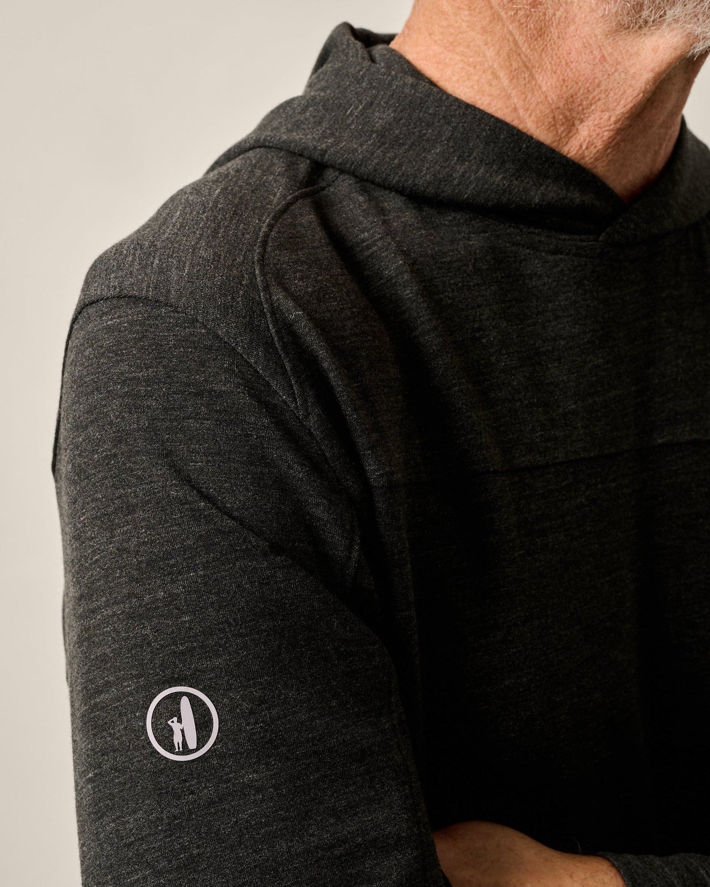 Johnnie-O Remmy Lightweight Performance Hoodie Black