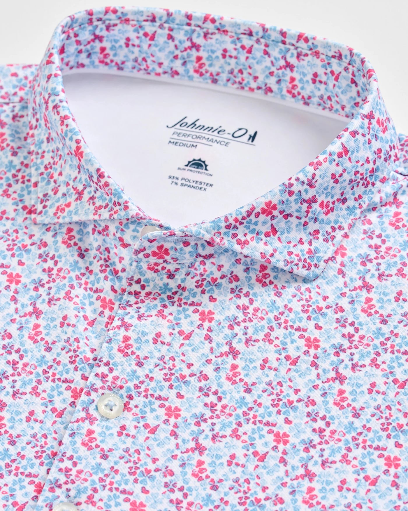 Johnnie-O Charmer Performance Polo in Punch