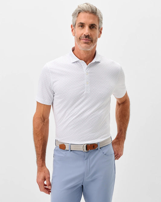 Johnnie-O Torres Performance Polo White