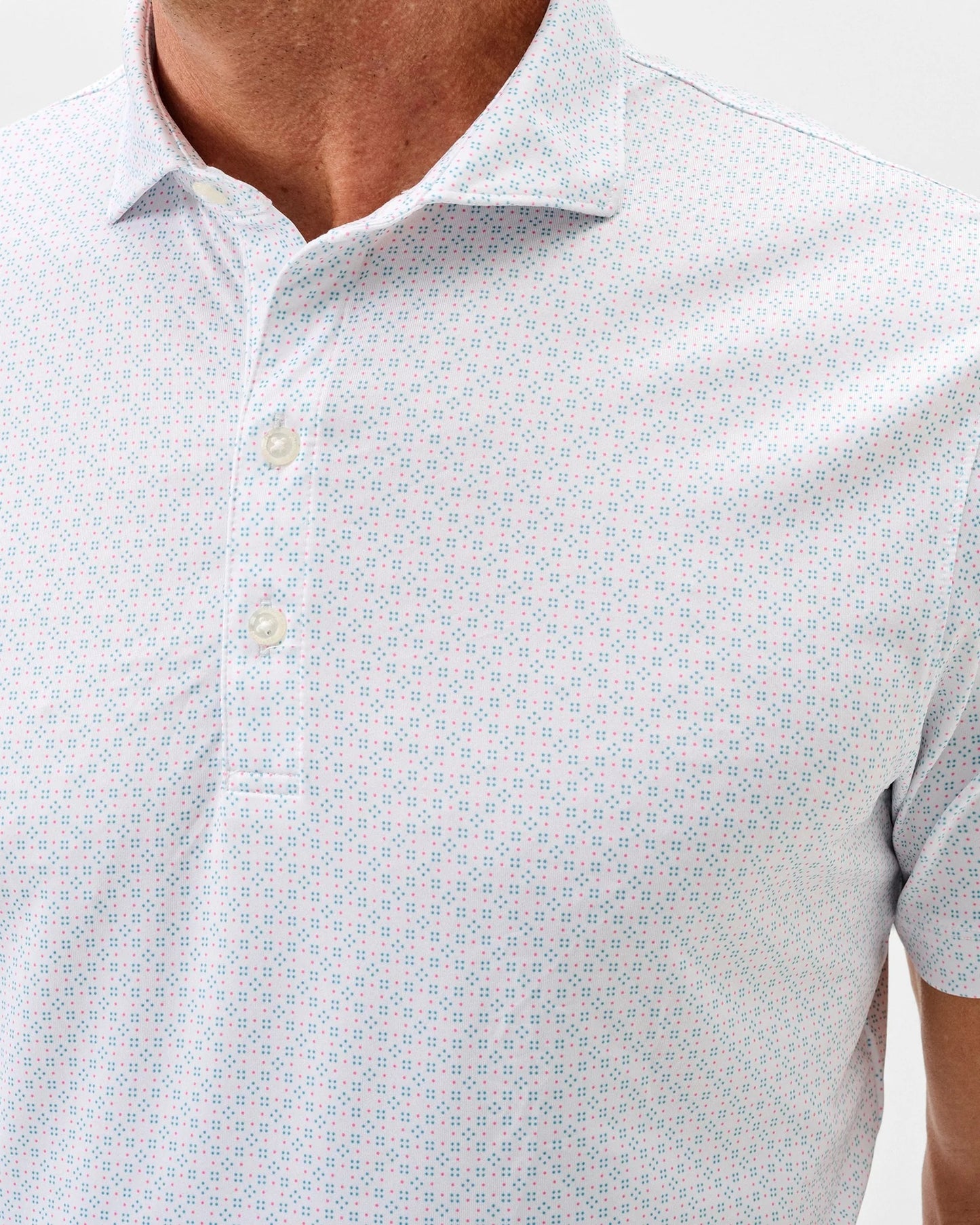 Johnnie-O Torres Performance Polo White