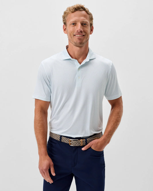 Johnnie-O Performance Featherweight Polo Tee Party