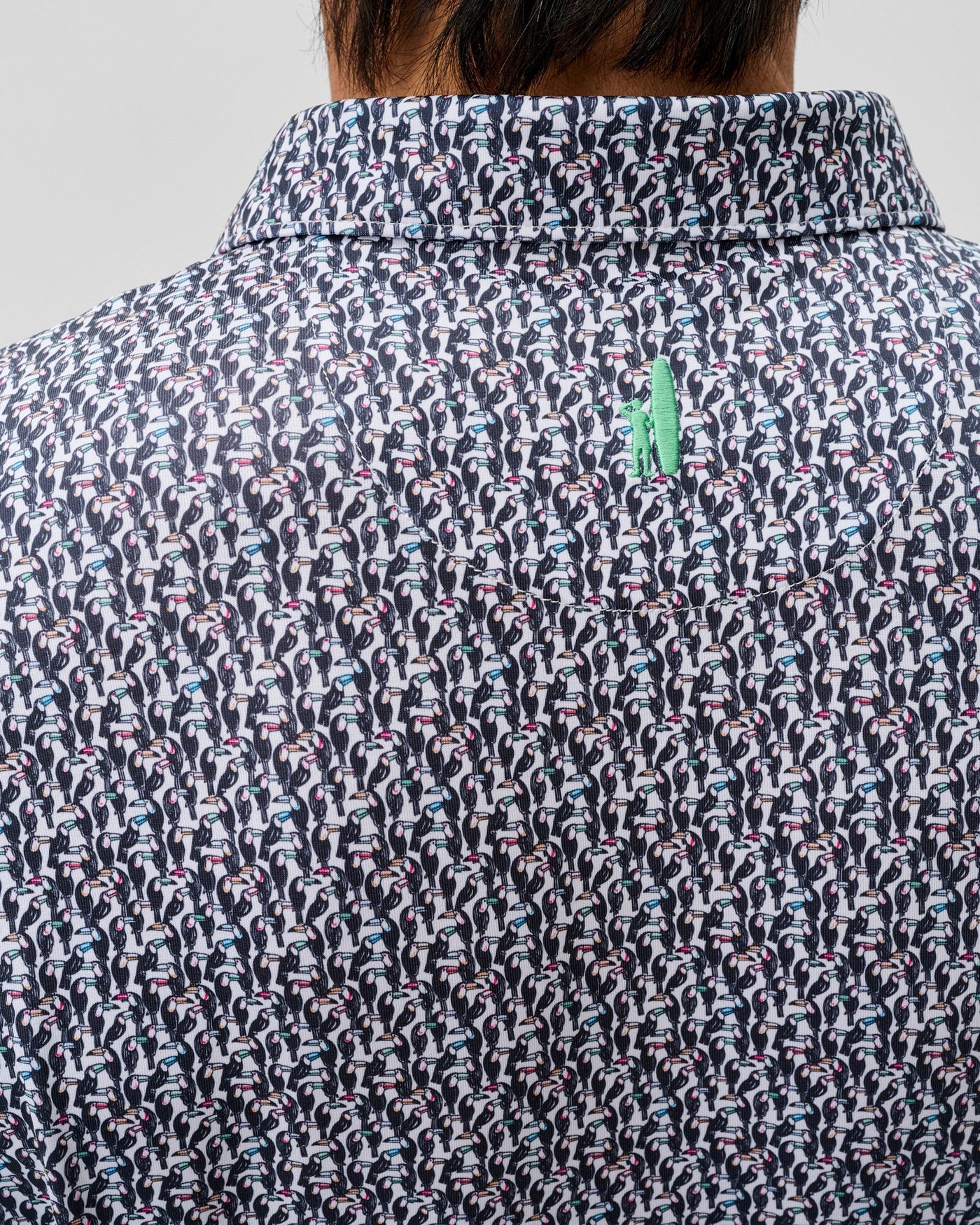 Johnnie-O Toco Performance Polo in Black