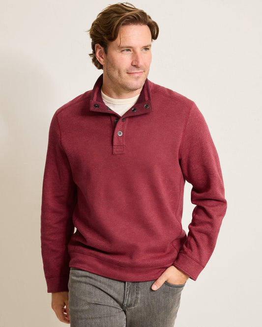 Tommy Bahama Flip Coast Reversible Mock Sweatshirt