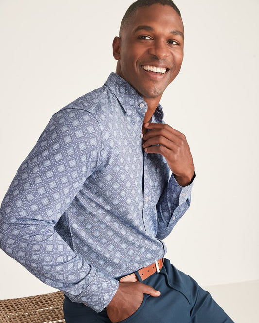 Tommy Bahama San Lucio Mira Mosaic Knit Long Sleeve