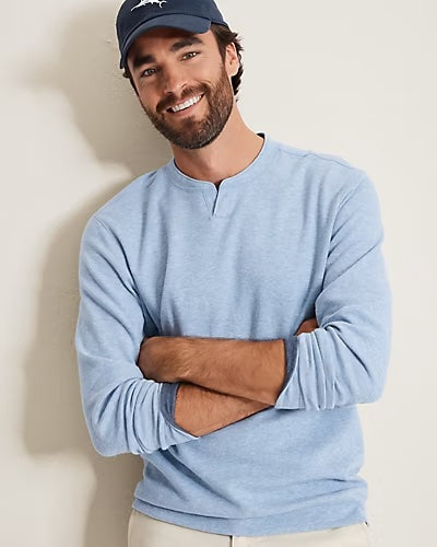 Tommy Bahama Flipview Abaco Sweatshirt Polar Heather