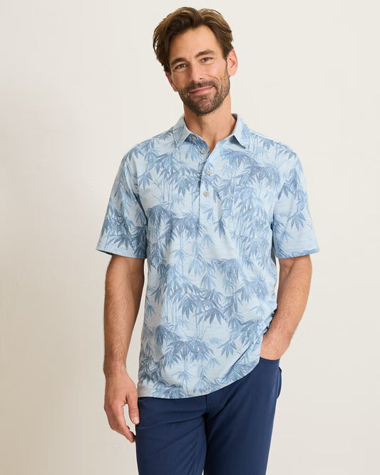 Tommy Bahama San Lucio Tides Bamboo Camp Shirt in Opal Surf