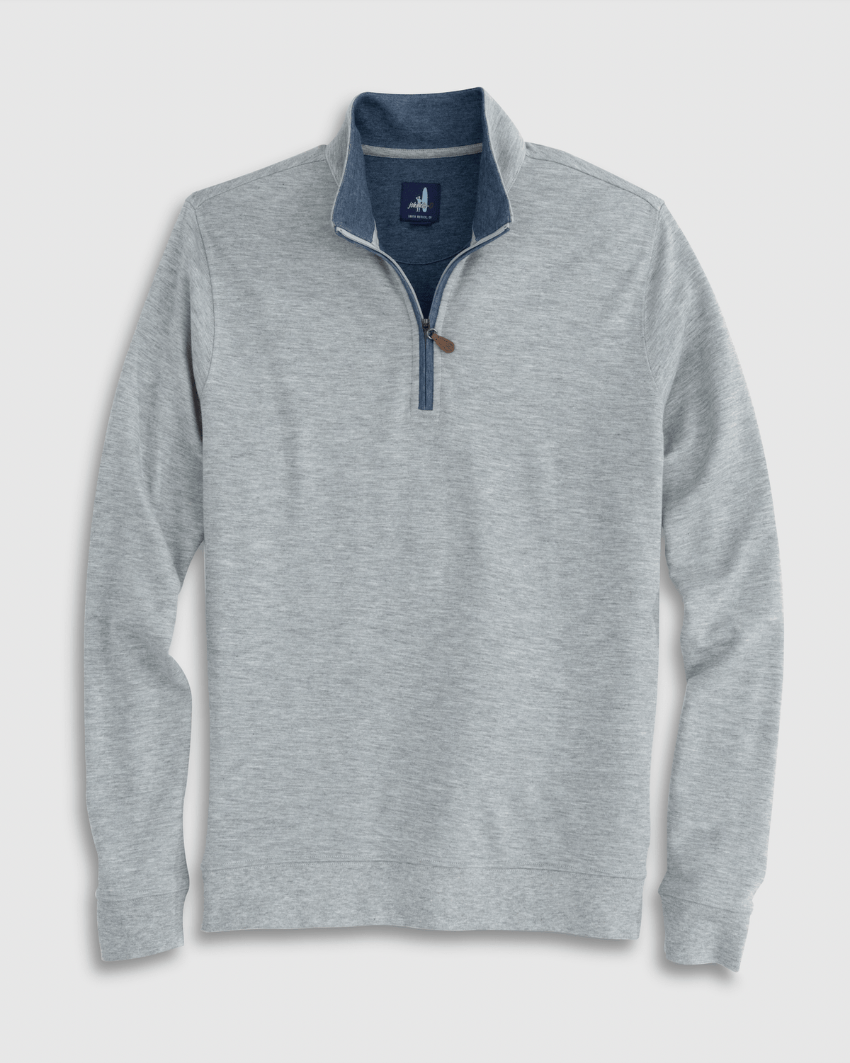 Johnnie-O Sully 1/4 Zip Pullover Light Grey