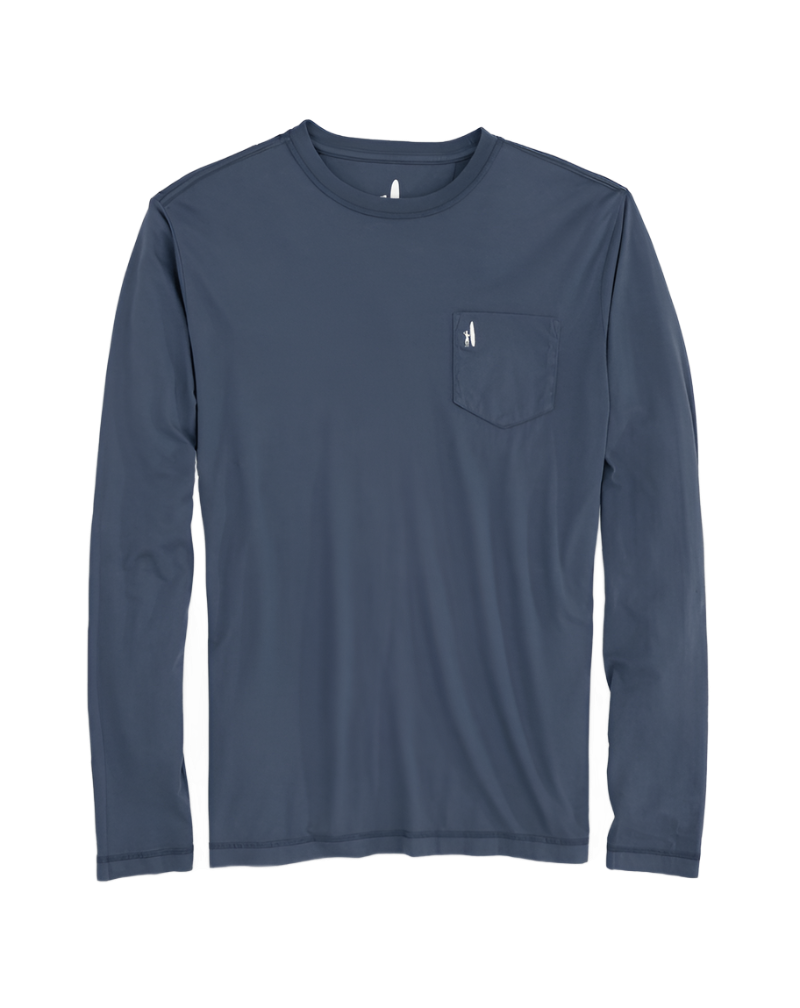 Johnnie-O Brennan Long Sleeve T-Shirt Wake Navy
