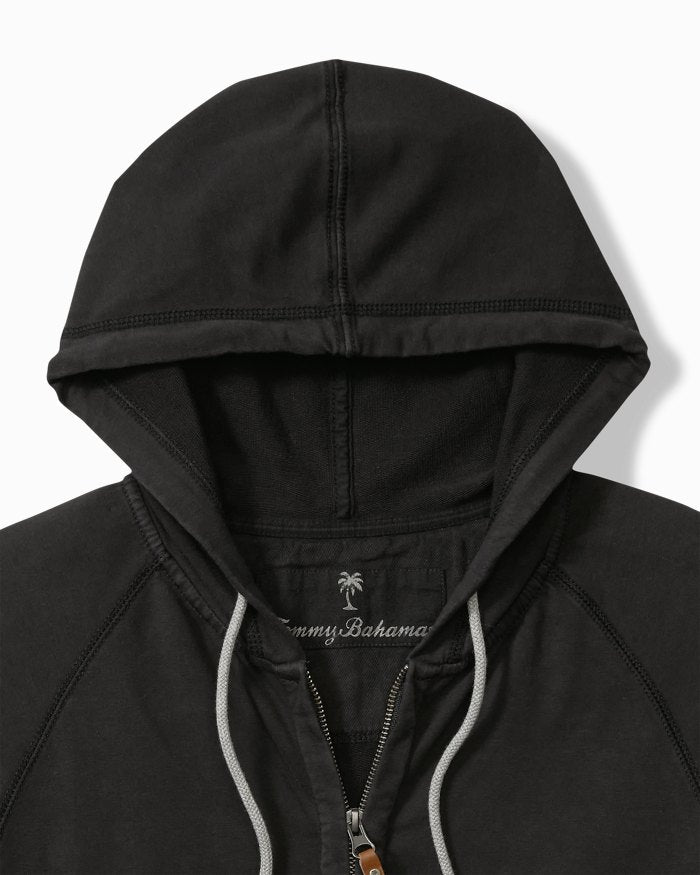 Tommy Bahama Ben and Terry Full-Zip Sweatshirt Coal