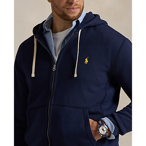 Polo Ralph Lauren Fleece Full Zip Sweatshirt Cruise Navy