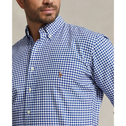 Polo Ralph Lauren Classic Fit Check Oxford Shirt Blue Gingham