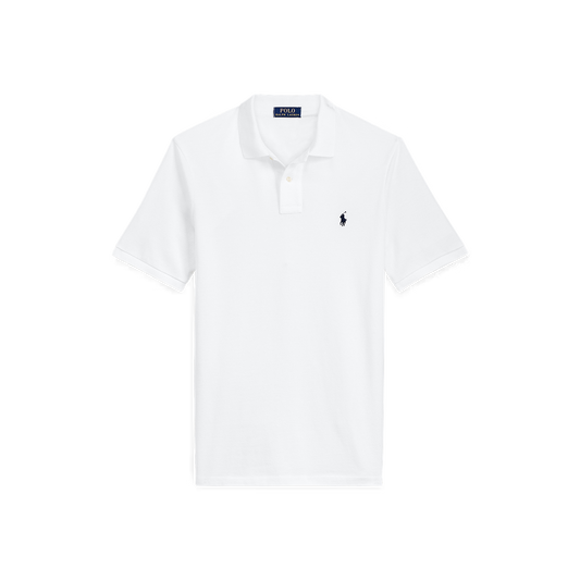 Polo Ralph Lauren Solid Mesh Polo Classic Fit White
