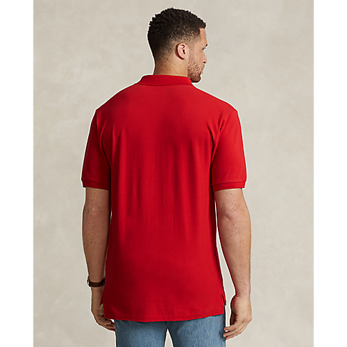 Polo Ralph Lauren Solid Mesh Polo Classic Fit Red