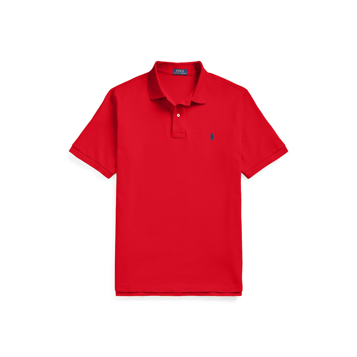 Polo Ralph Lauren Solid Mesh Polo Classic Fit Red