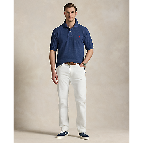 Polo Ralph Lauren Solid Mesh Polo Classic Fit Classic Royal Heather