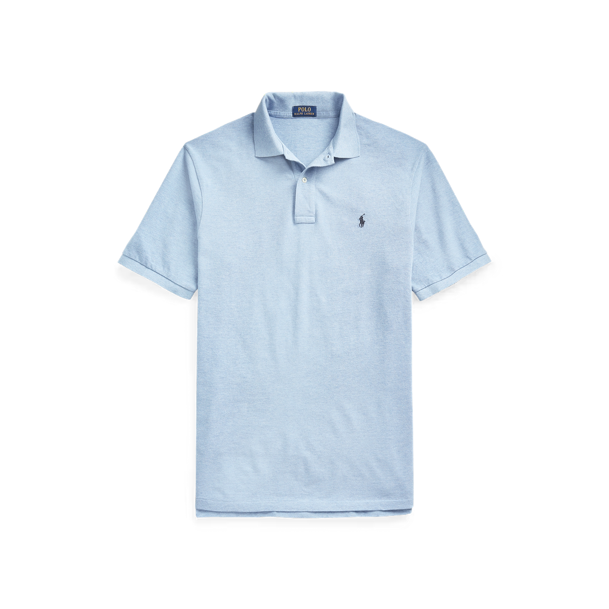 Polo Ralph Lauren Solid Mesh Polo Classic Fit Isle Heather