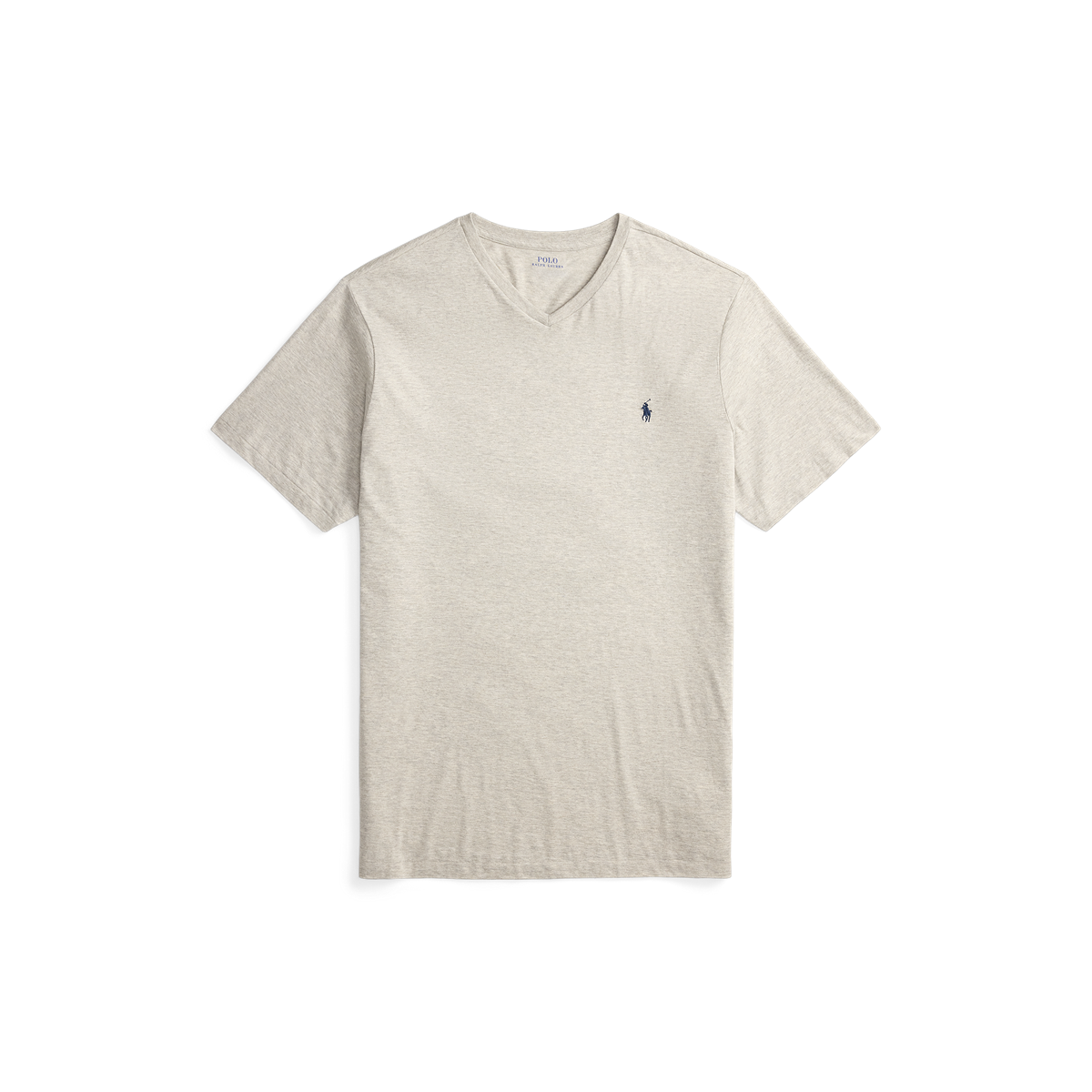Polo Ralph Lauren Jersey V-Neck T-Shirt Grey Heather