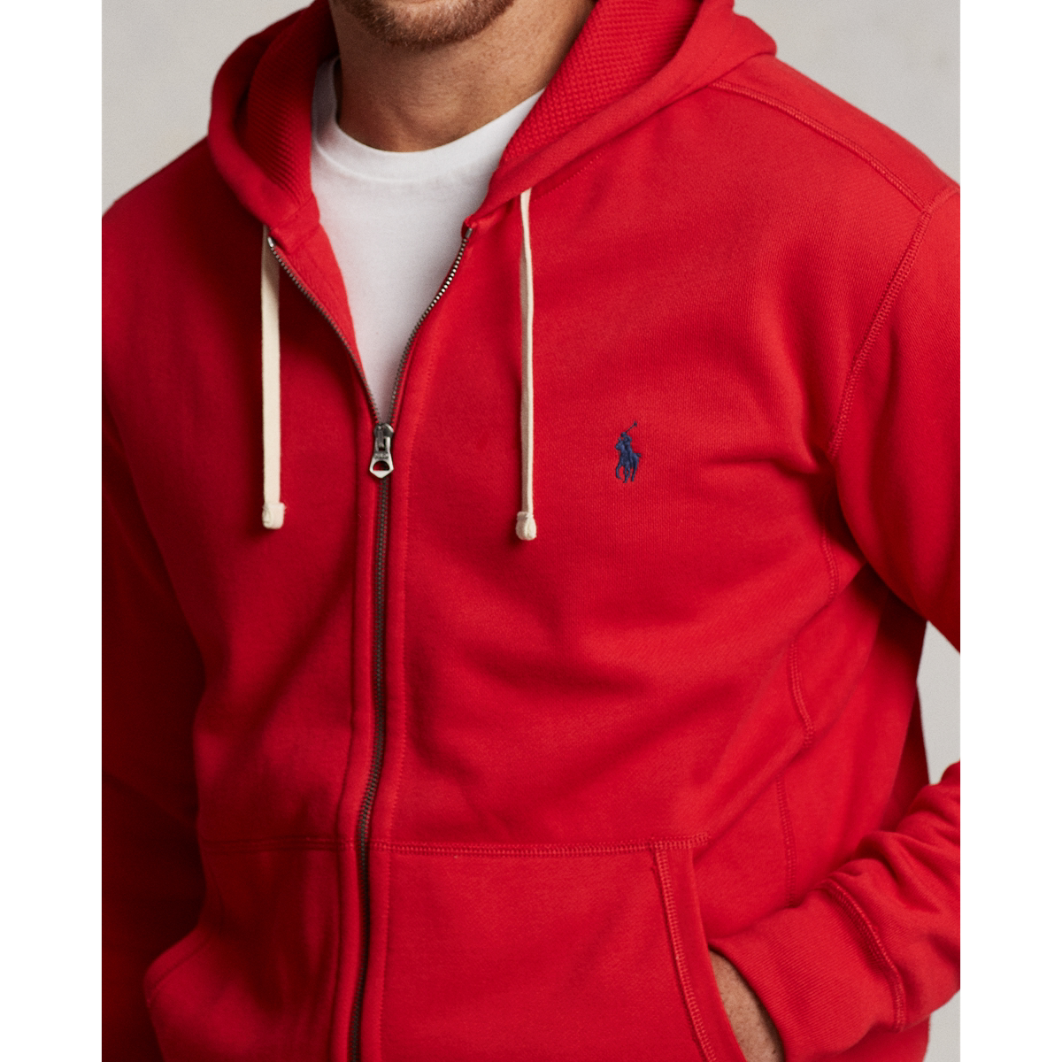 Polo Ralph Lauren Fleece Full Zip Sweatshirt Red
