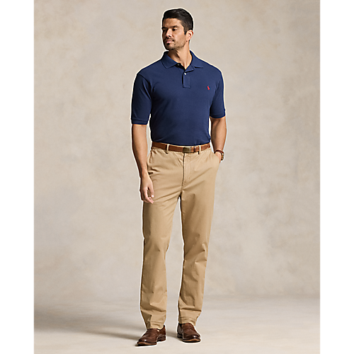 Polo Ralph Lauren Solid Mesh Polo Classic Fit Newport Navy
