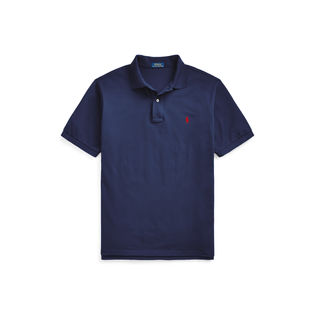Polo Ralph Lauren Solid Mesh Polo Classic Fit Newport Navy