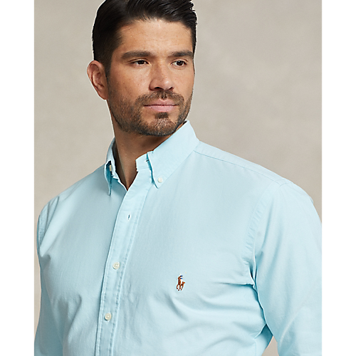 Ralph Lauren The Iconic Oxford Shirt - Mens - Aegean Blue