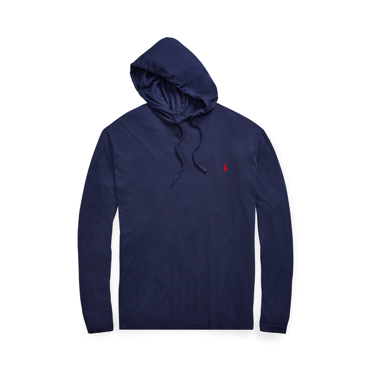 Polo Ralph Lauren Long Sleeve Jersey Knit Hooded T-Shirt Navy