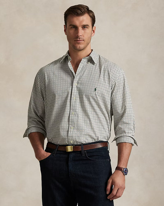 Polo Ralph Lauren Plaid Twill Long Sleeve Shirt Nevis Brown