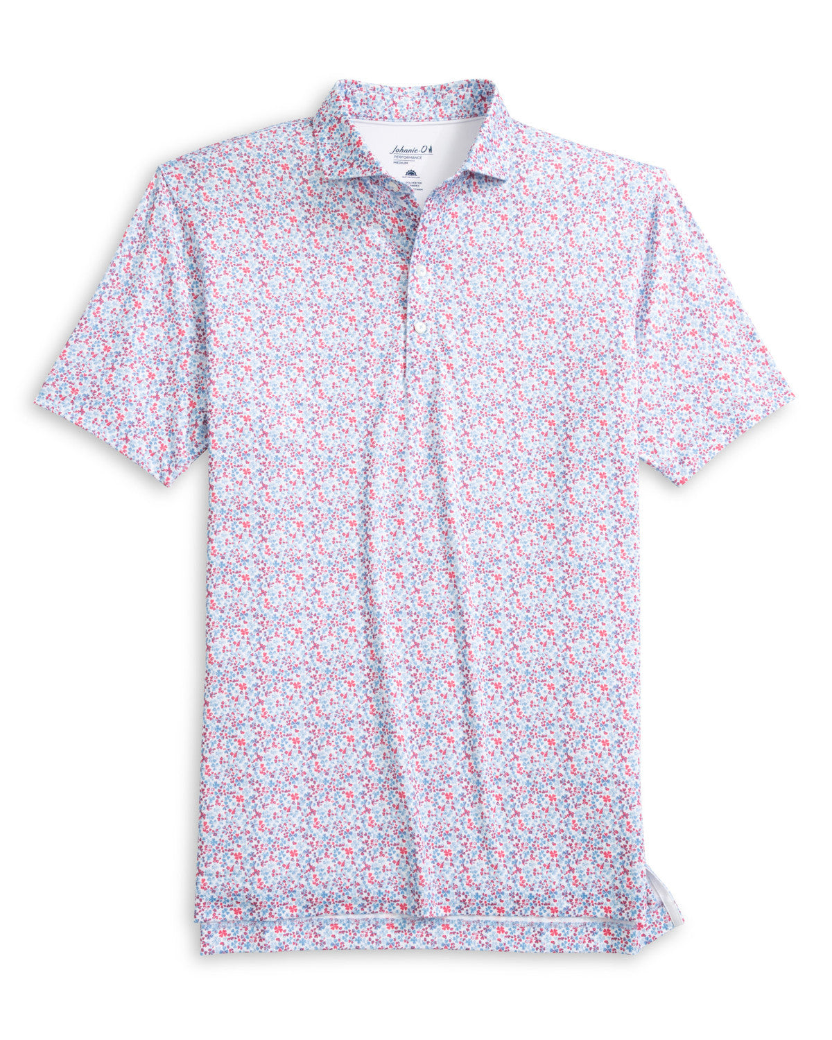 Johnnie-O Charmer Performance Polo in Punch