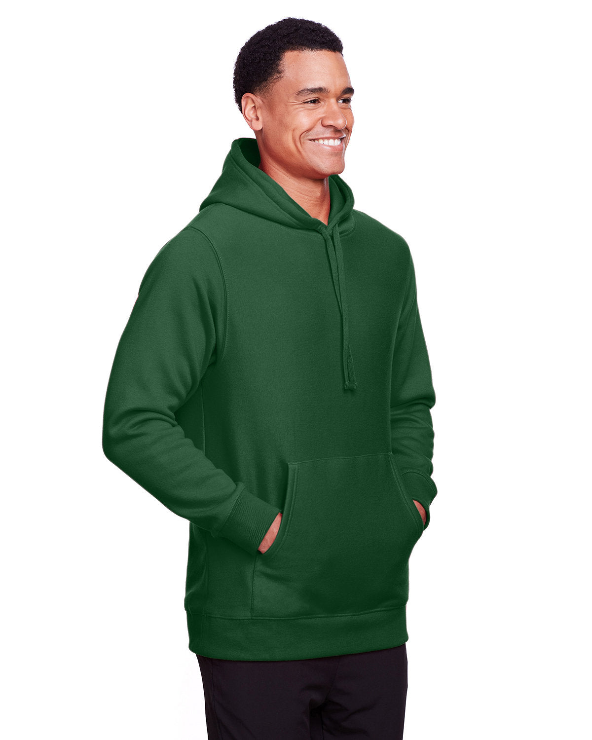 Threadfast Apparel Ultimate Fleece Pullover Hooded Sweatshirt Dark Green